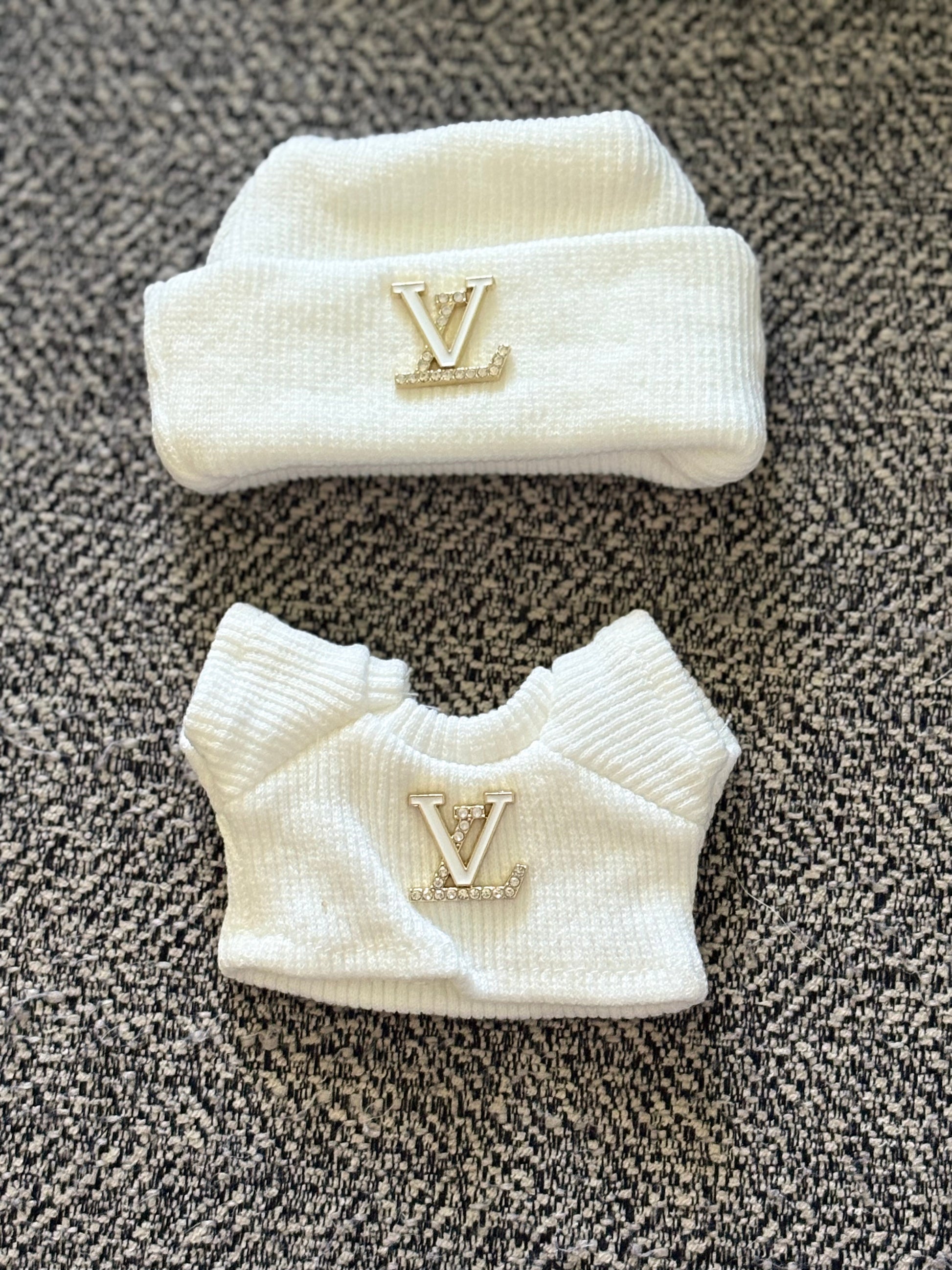 Labubu White & Gold set