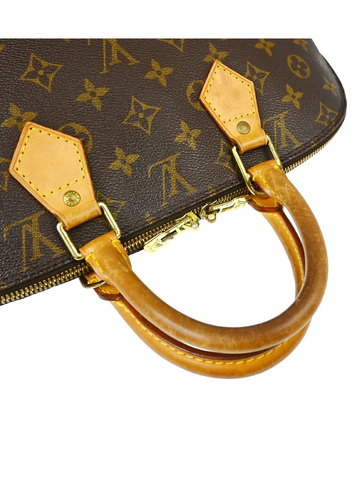Authentic Louis Vuitton Alma Monogram Canvas Handbag