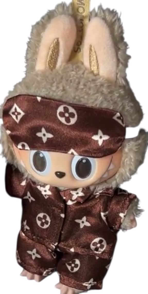 Labubu Fashion Brown Pajamas