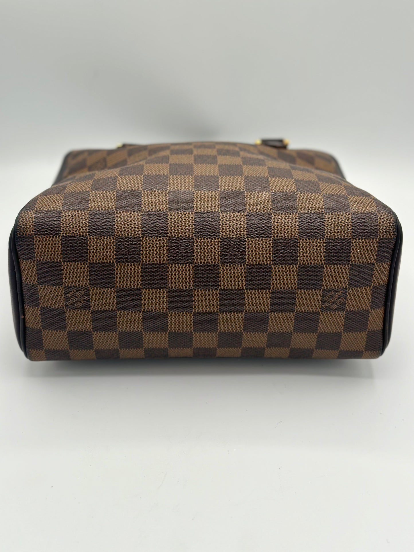 Discontinued Louis Vuitton Brera Bag - Timeless Elegance in Damier Ebene