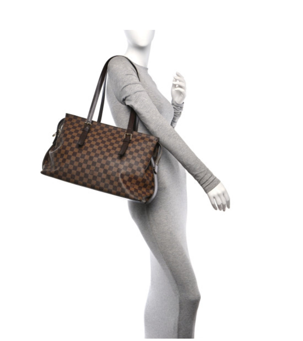 Louis Vuitton Chelsea Tote Bag – Damier Ebene Canvas | Large Luxury Shoulder Bag