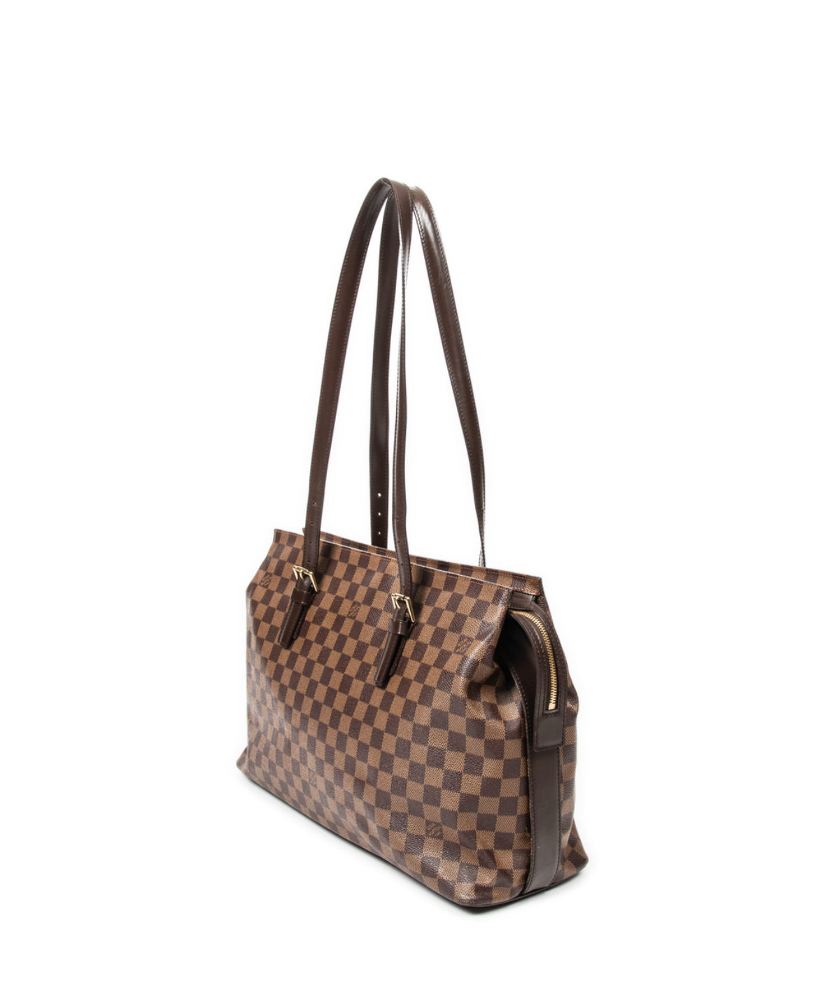 Louis Vuitton Chelsea Tote Bag – Damier Ebene Canvas | Large Luxury Shoulder Bag