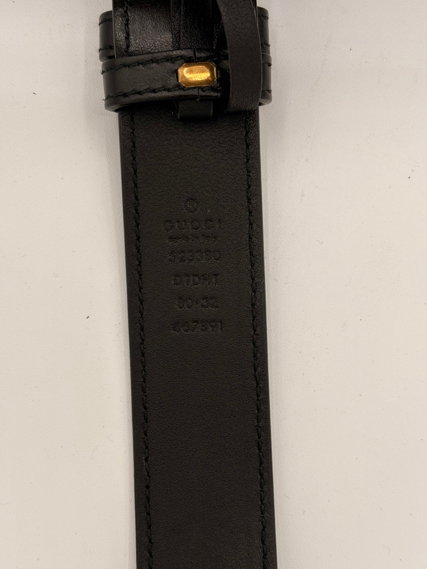 Calfskin Matelasse Unisex GG Marmont Belt Bag 80 32 Black