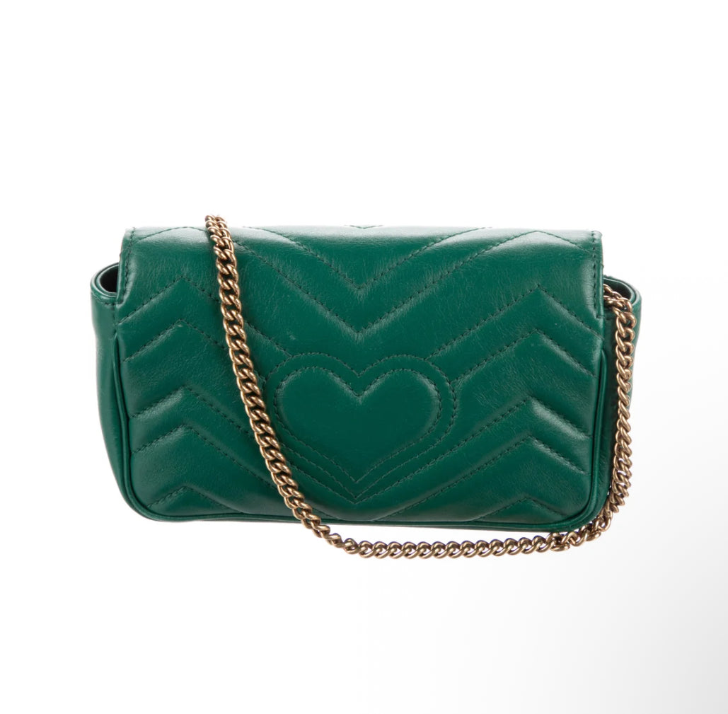 Matelasse Super Mini GG Marmont Shoulder Bag