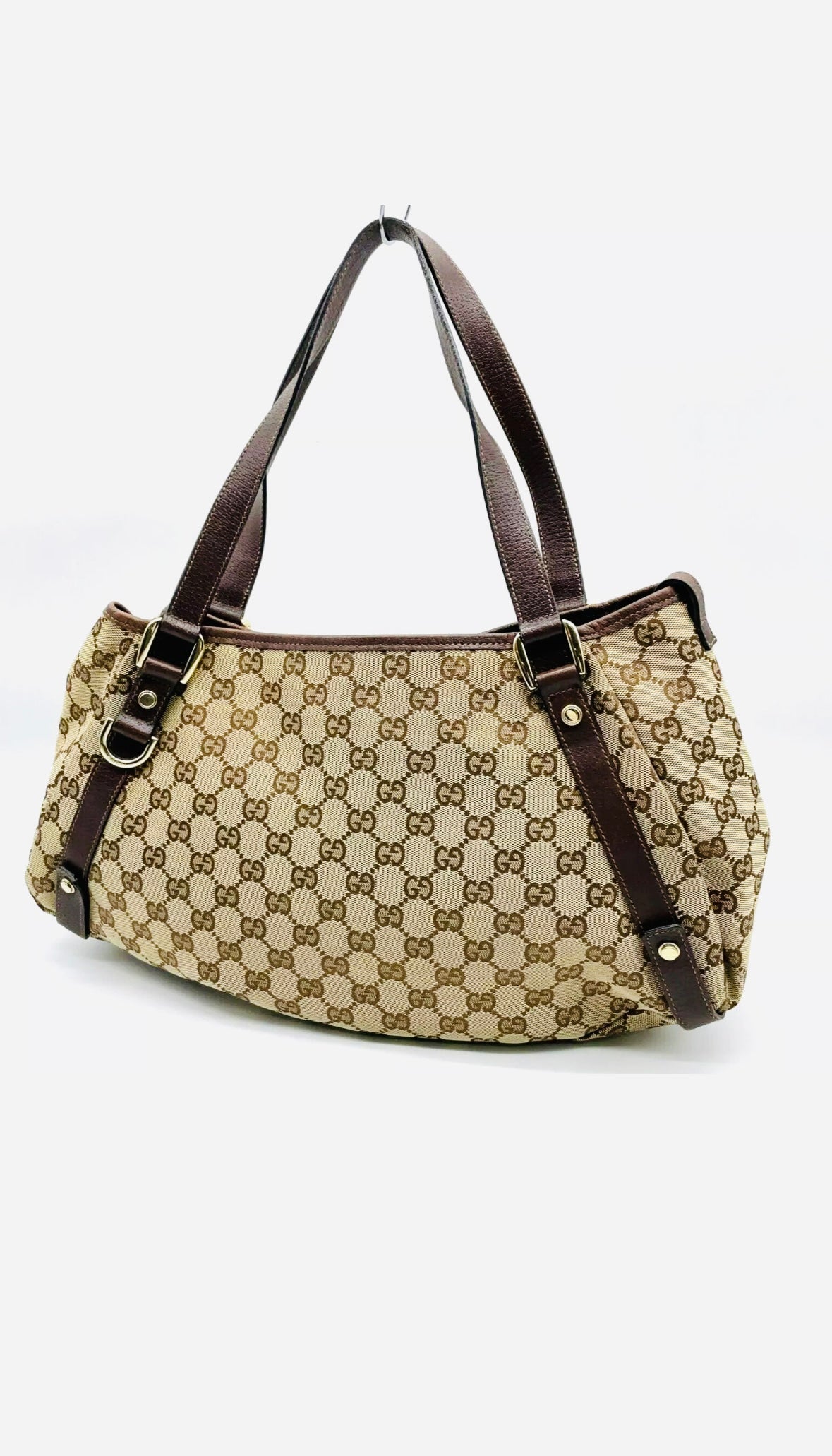 Gucci GG Abbey Canvas Tote Bag
