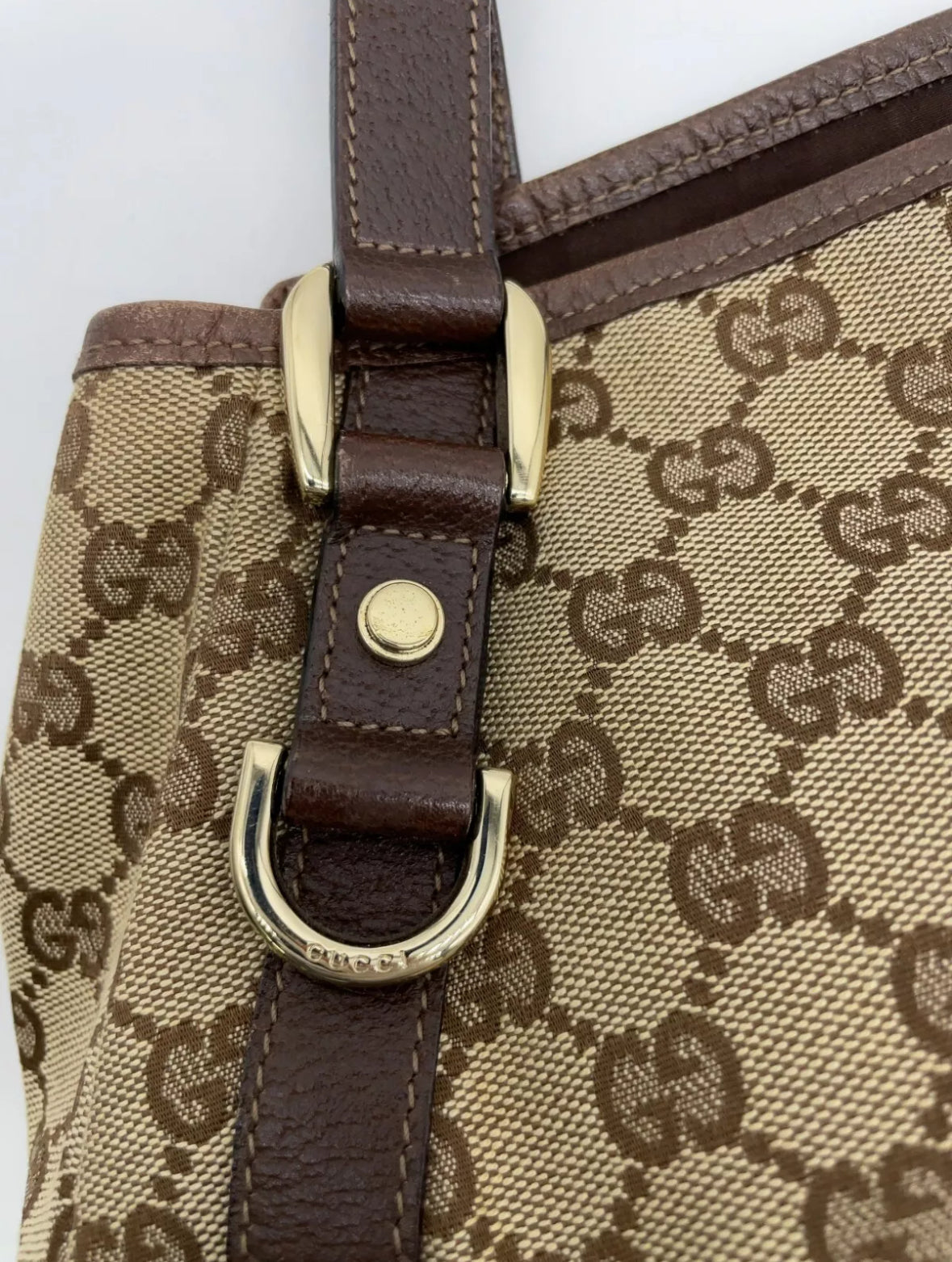 Gucci GG Abbey Canvas Tote Bag