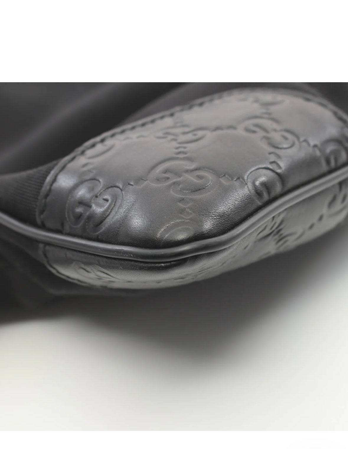 Gucci Black Leather and Nylon Crossbody bag