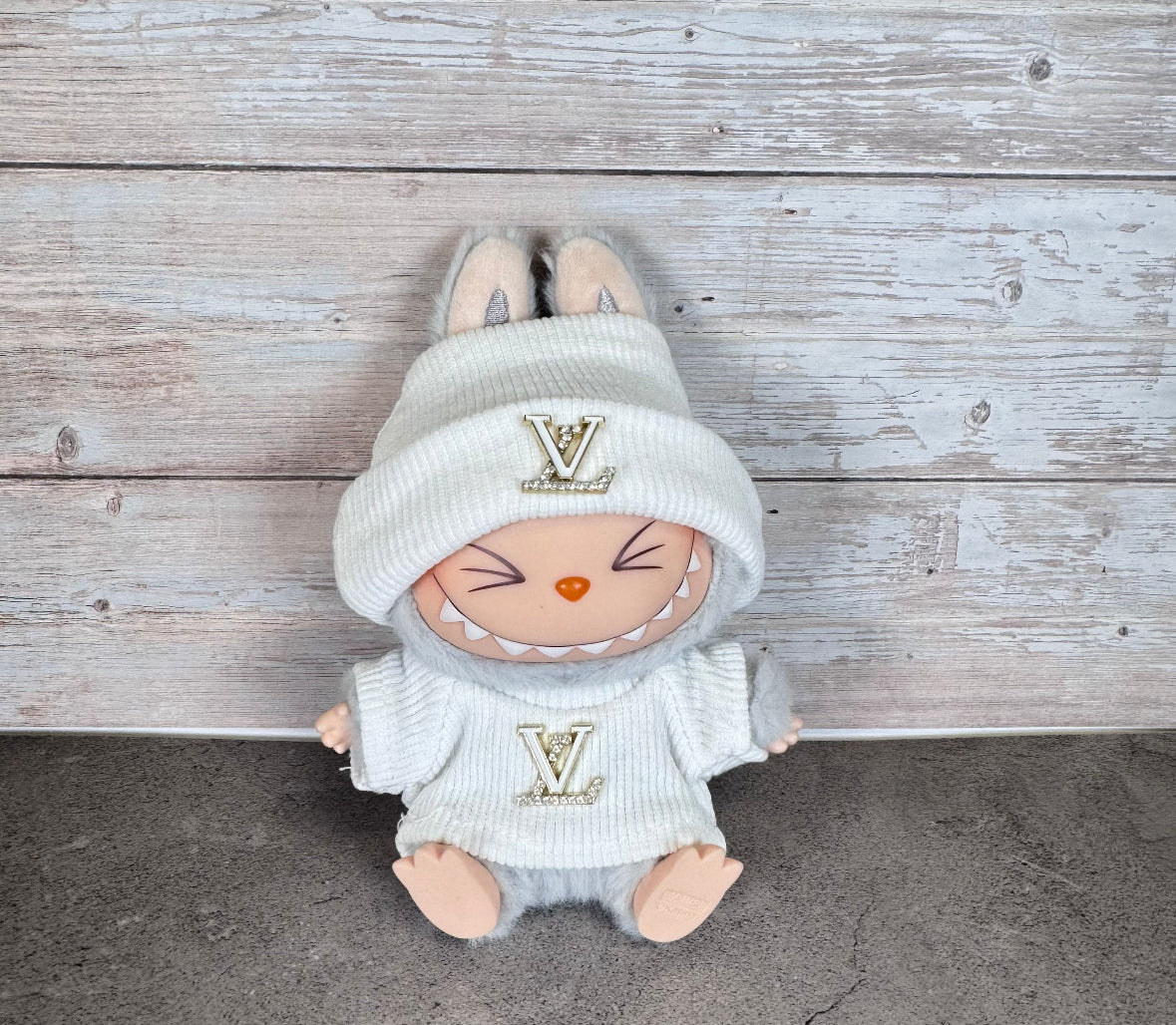 Labubu White & Gold set