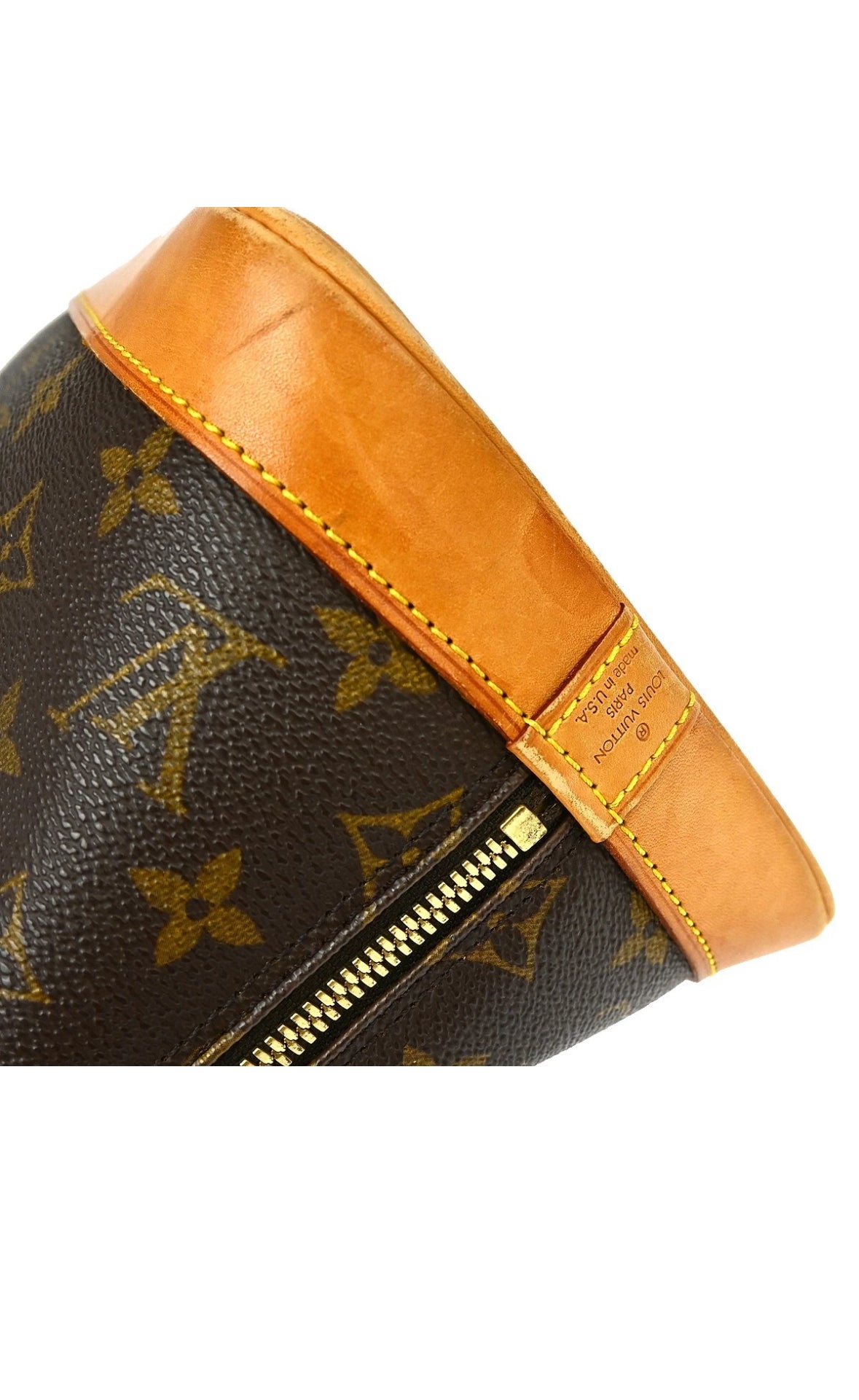 Authentic Louis Vuitton Alma Monogram Canvas Handbag