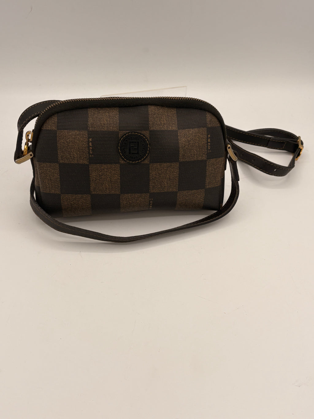 Fendi Monogram Checkered crossbody bag
