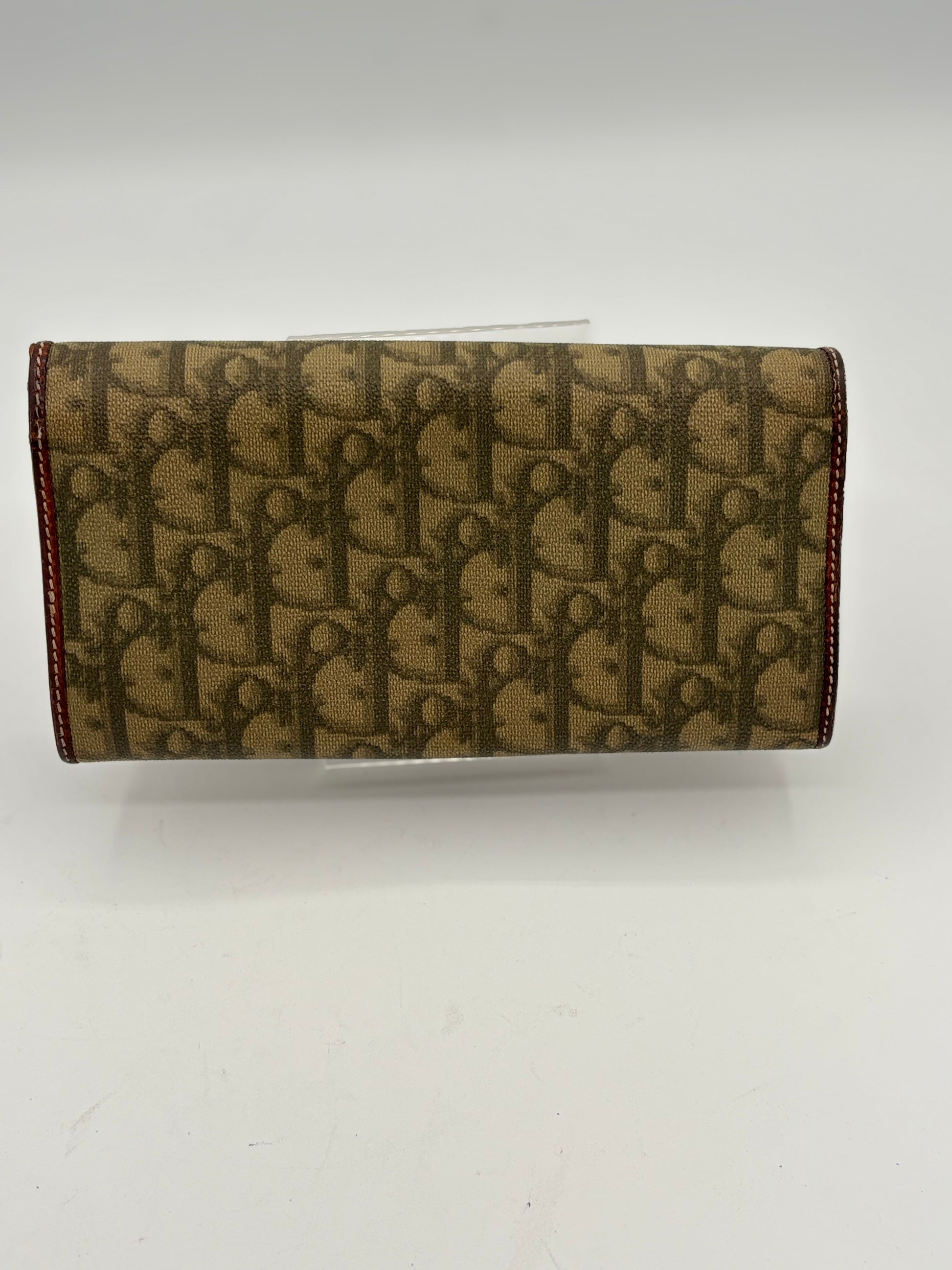 Christian Dior Trotter Canvas Continental Wallet