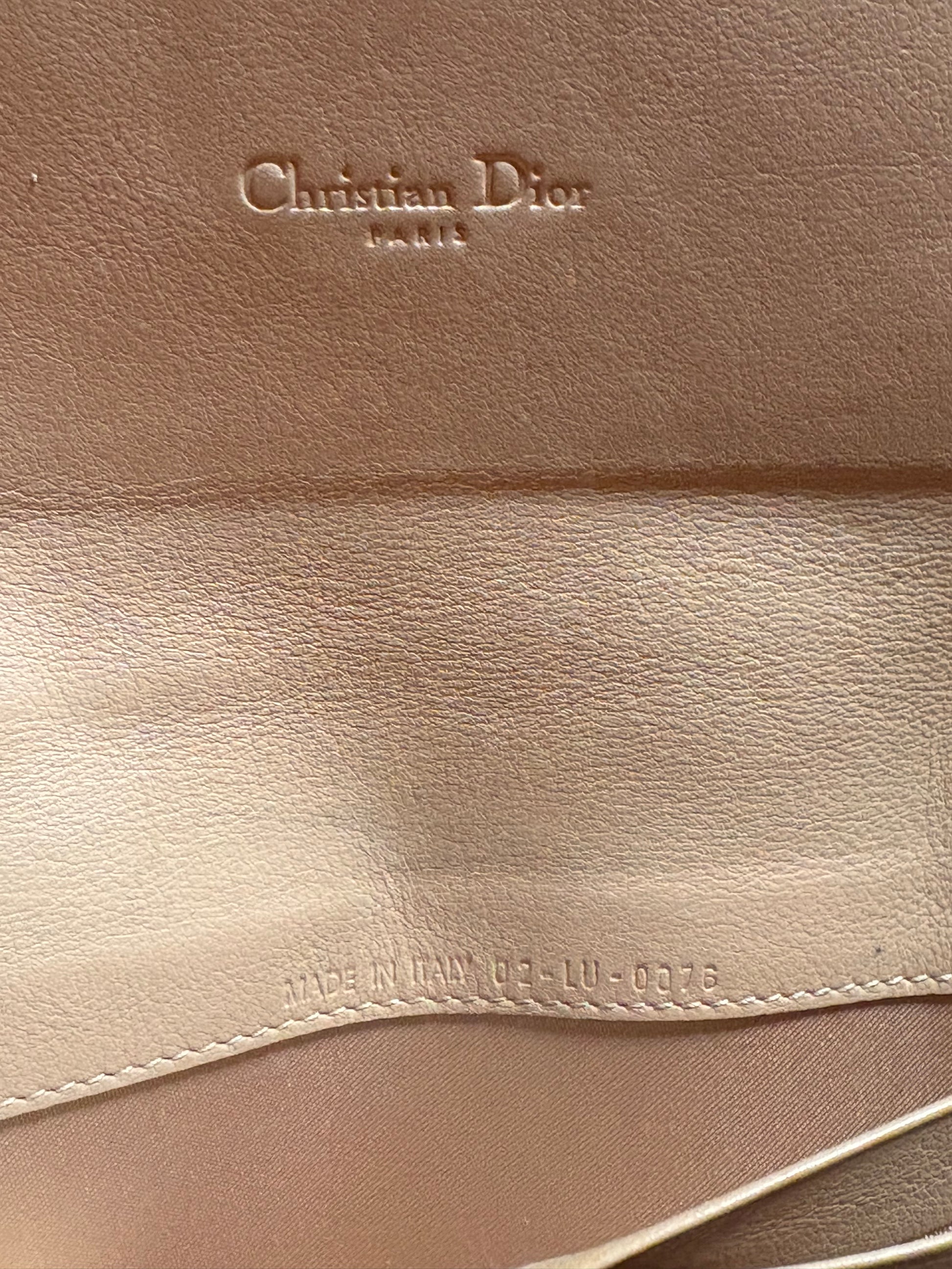 Christian Dior Trotter Canvas Continental Wallet