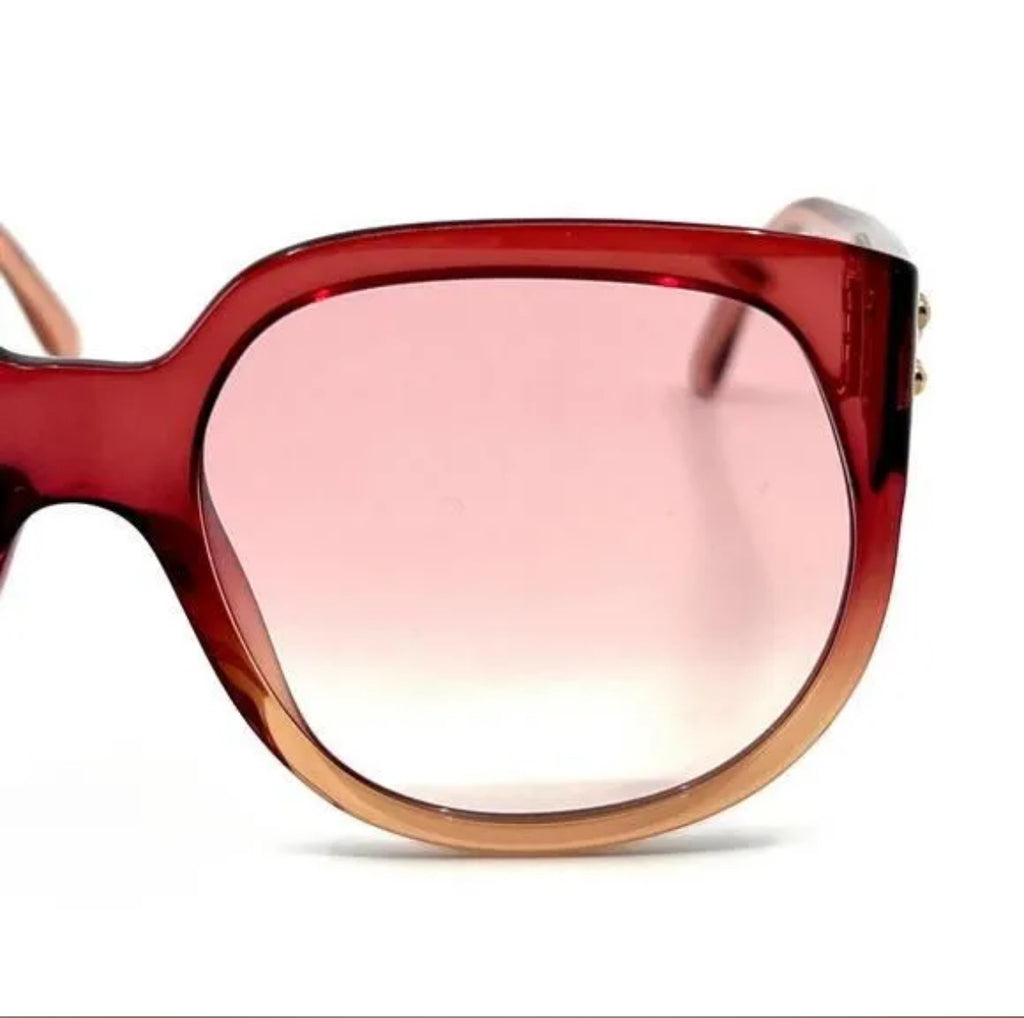 Fendi Oversized Gradient Pink Sunglasses