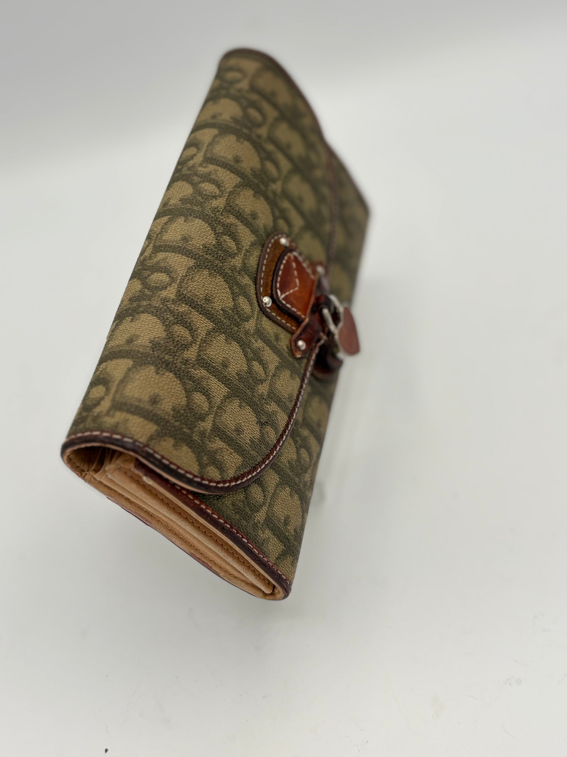 Christian Dior Trotter Canvas Continental Wallet