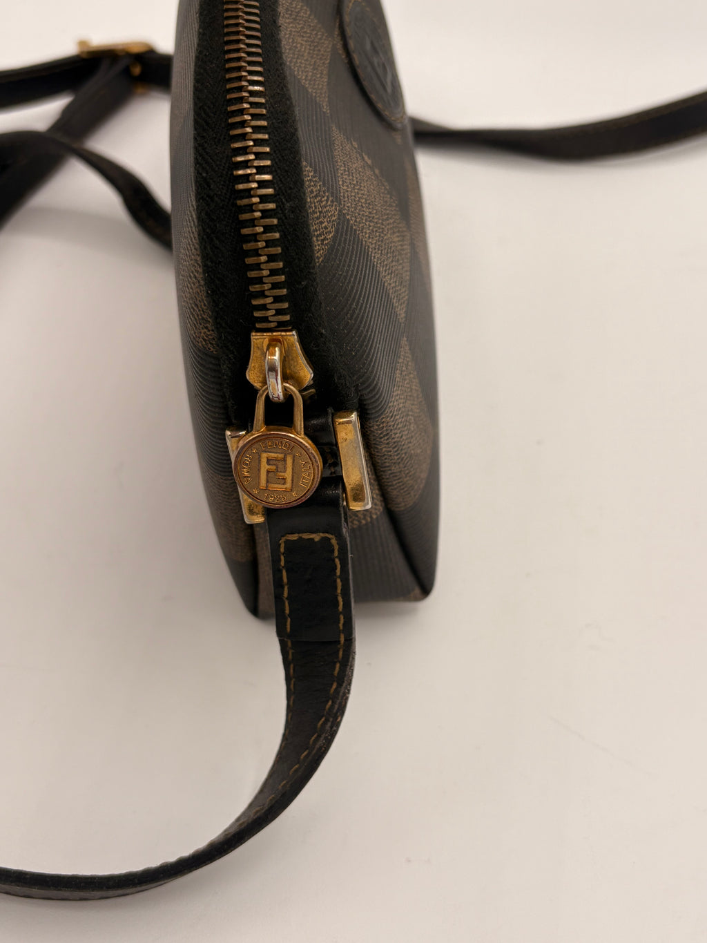 Fendi Monogram Checkered crossbody bag