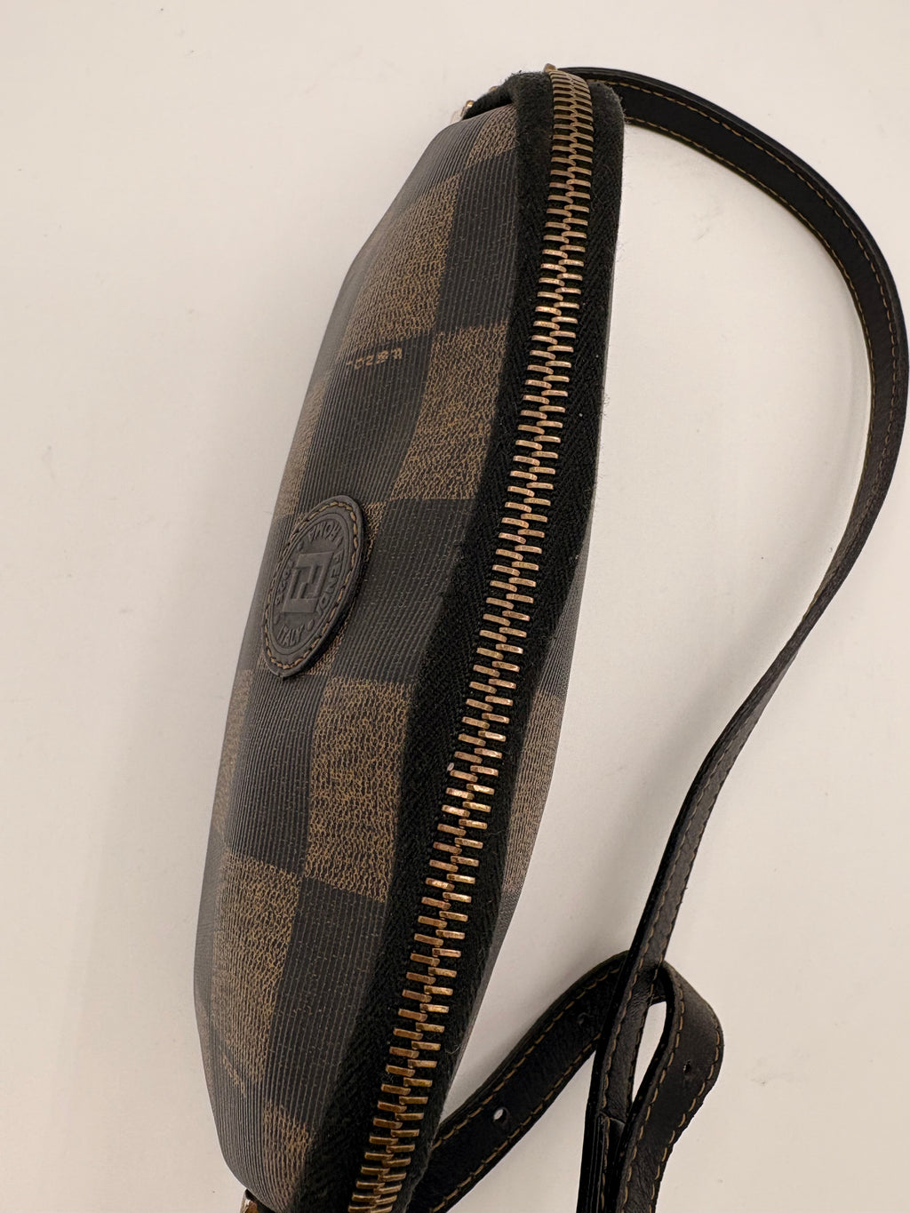 Fendi Monogram Checkered crossbody bag