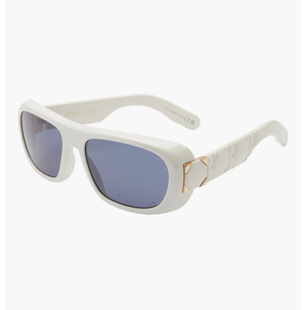 Dior Lady white and blue sunglasses