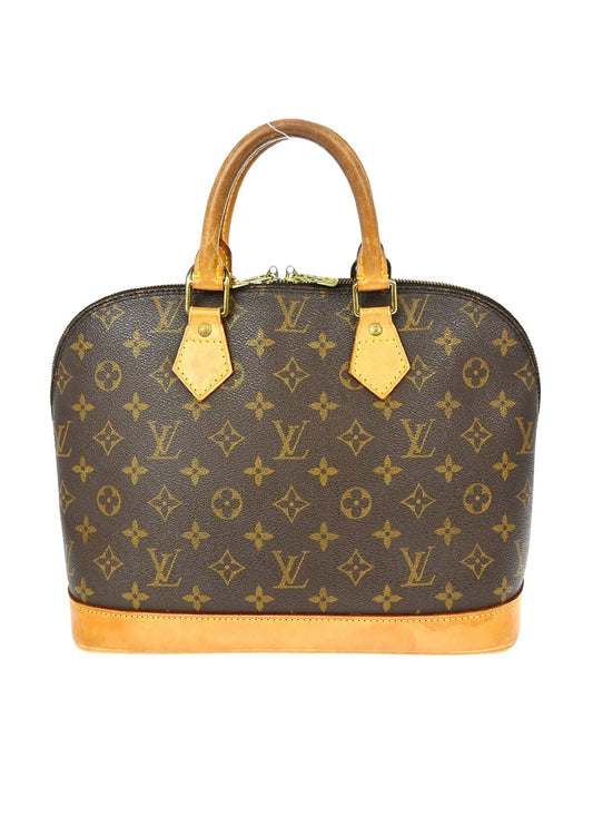 Authentic Louis Vuitton Alma Monogram Canvas Handbag