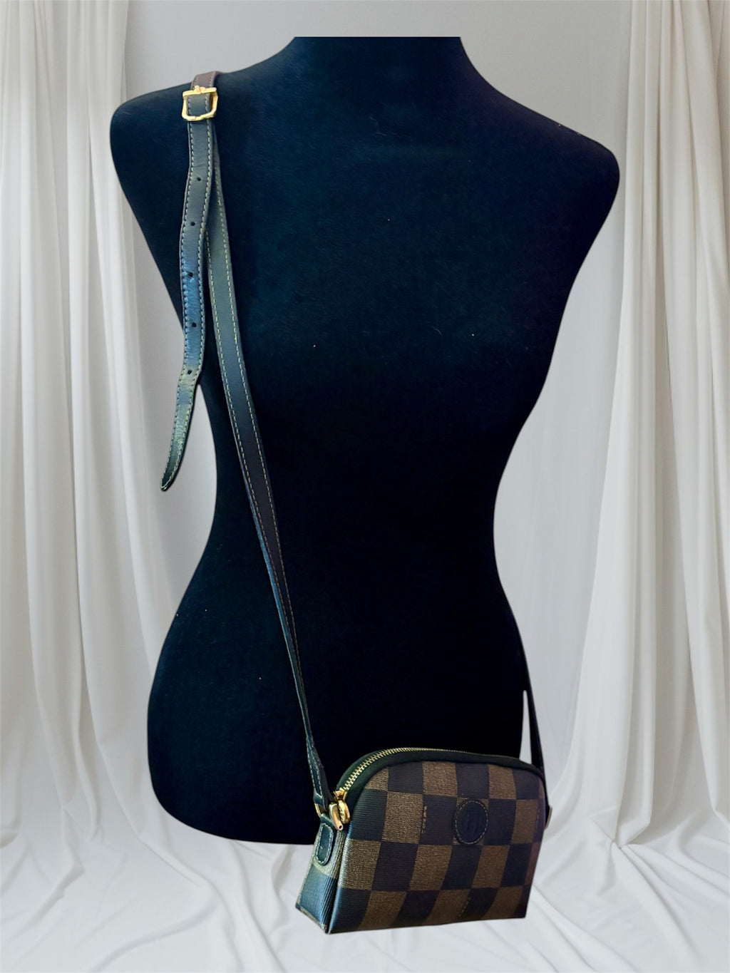 Fendi Monogram Checkered crossbody bag