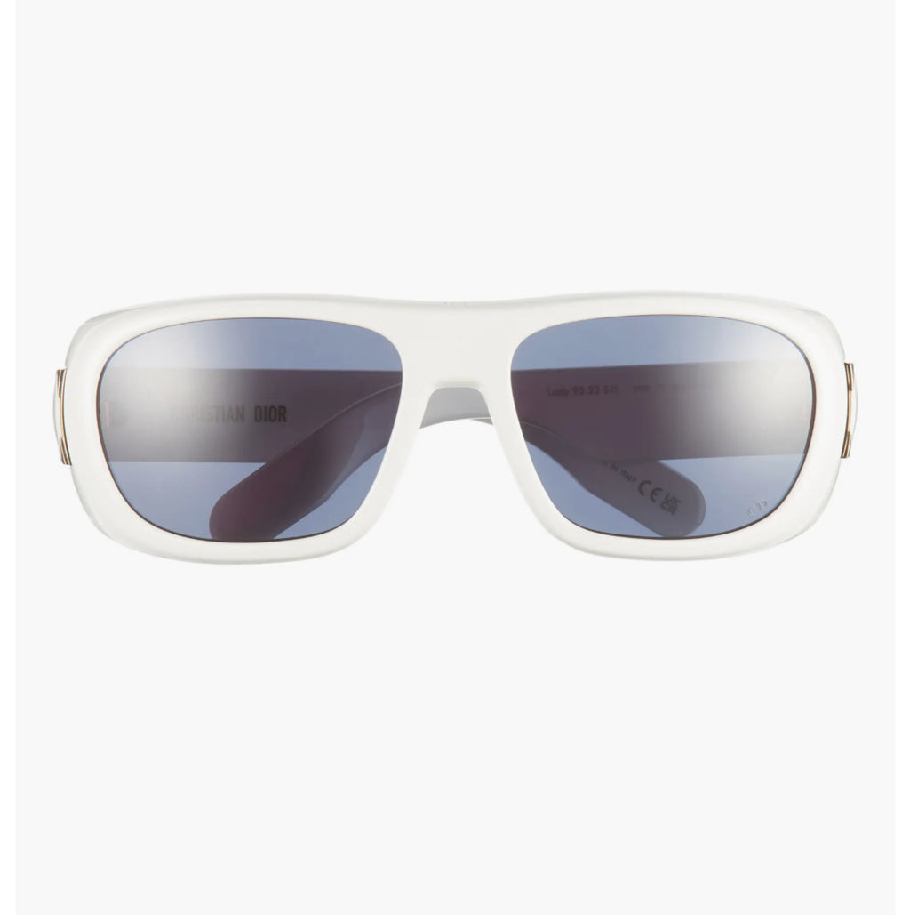 Dior Lady white and blue sunglasses