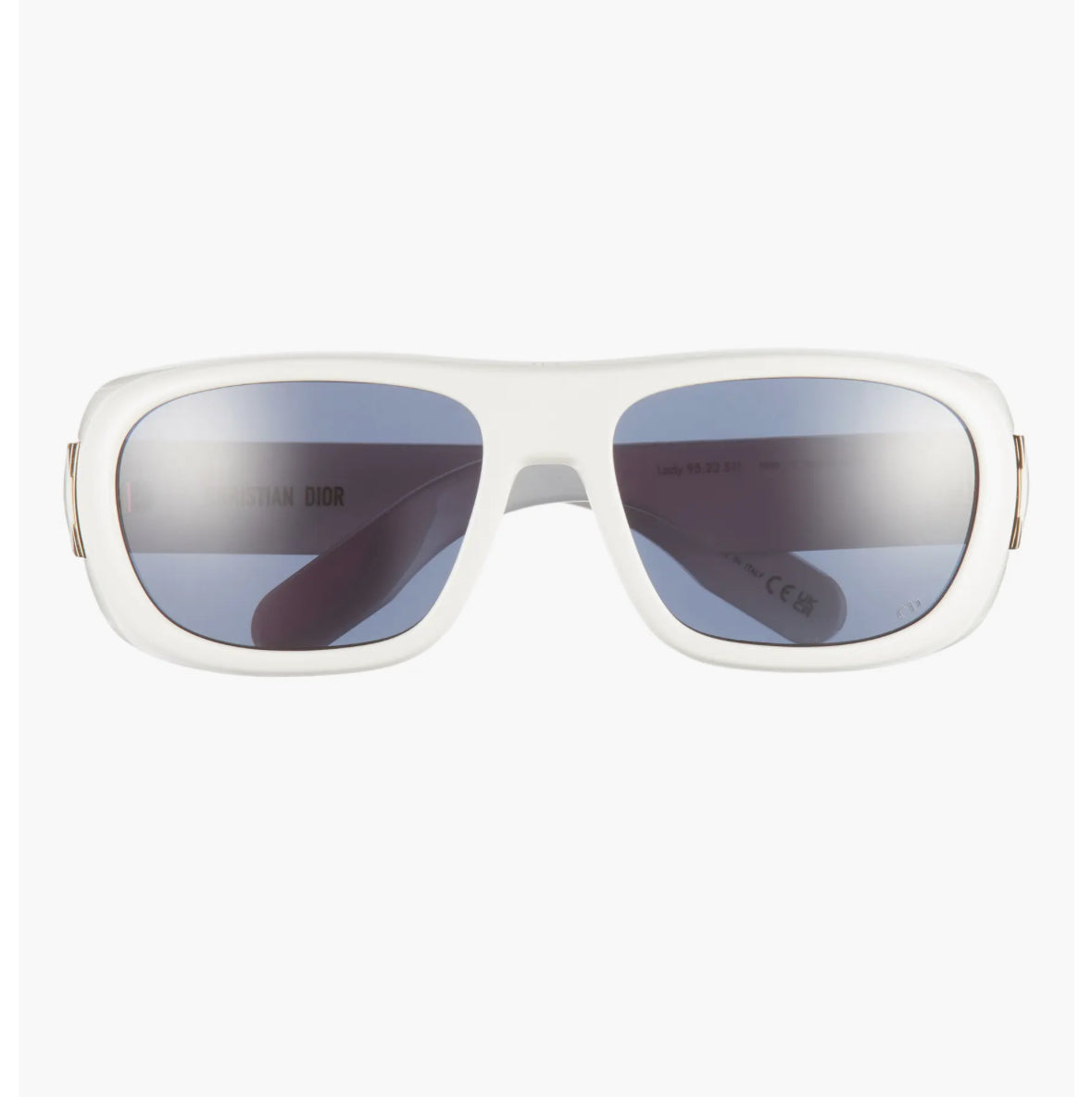Dior Lady white and blue sunglasses