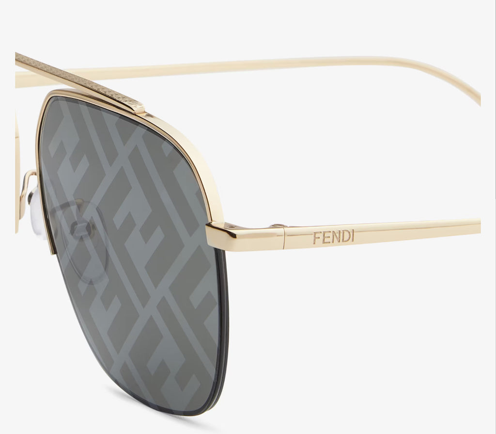 Fendi Travel Unisex Aviator Sunglasses
