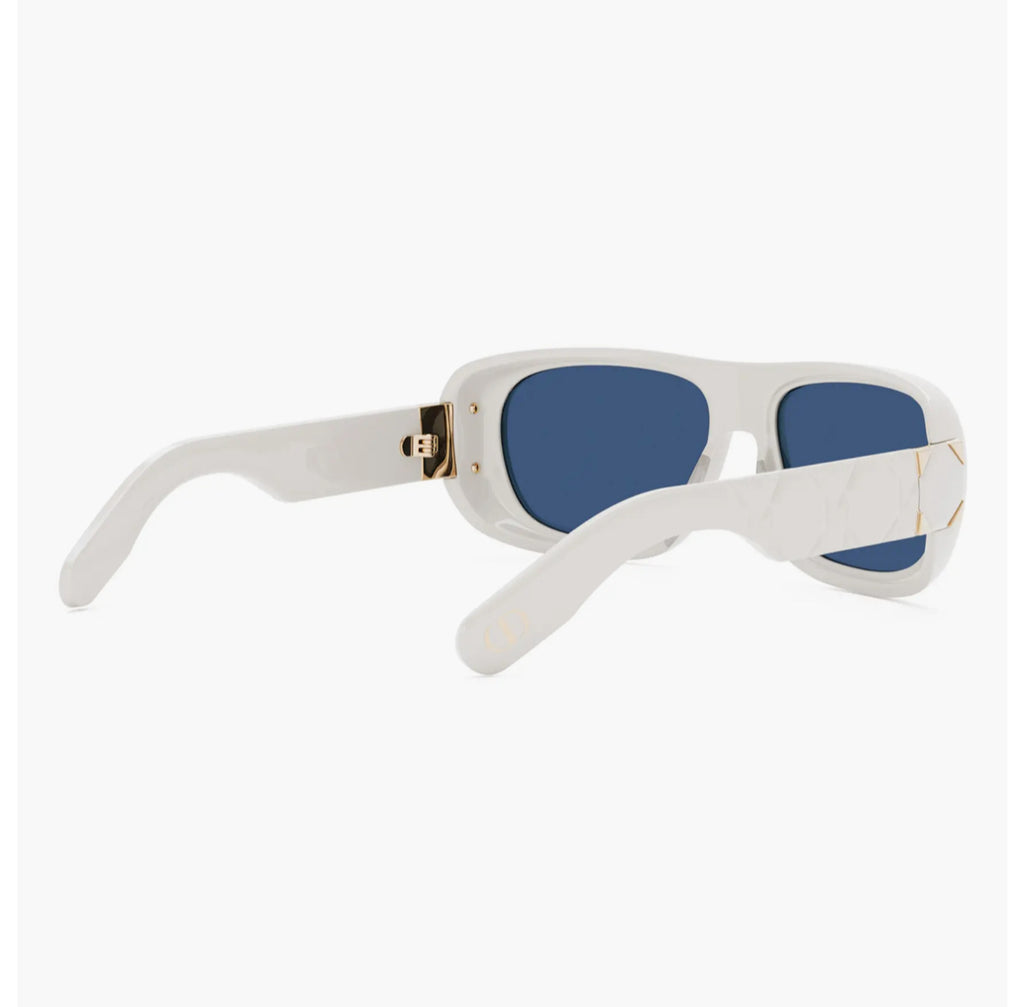 Dior Lady white and blue sunglasses