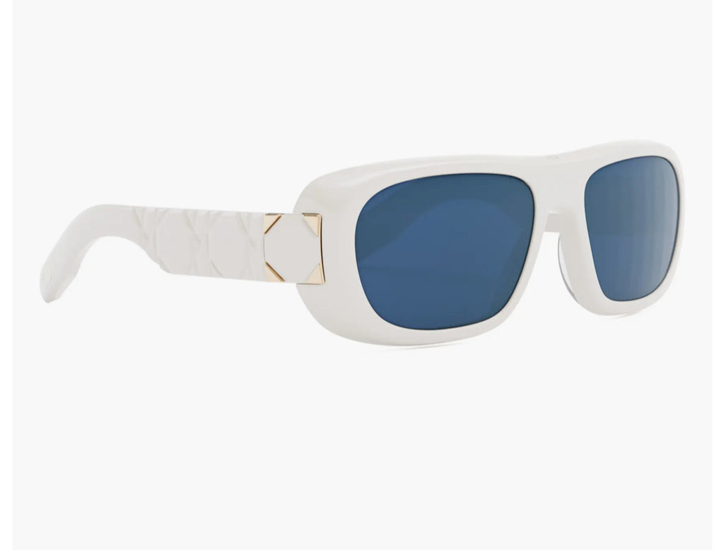 Dior Lady white and blue sunglasses