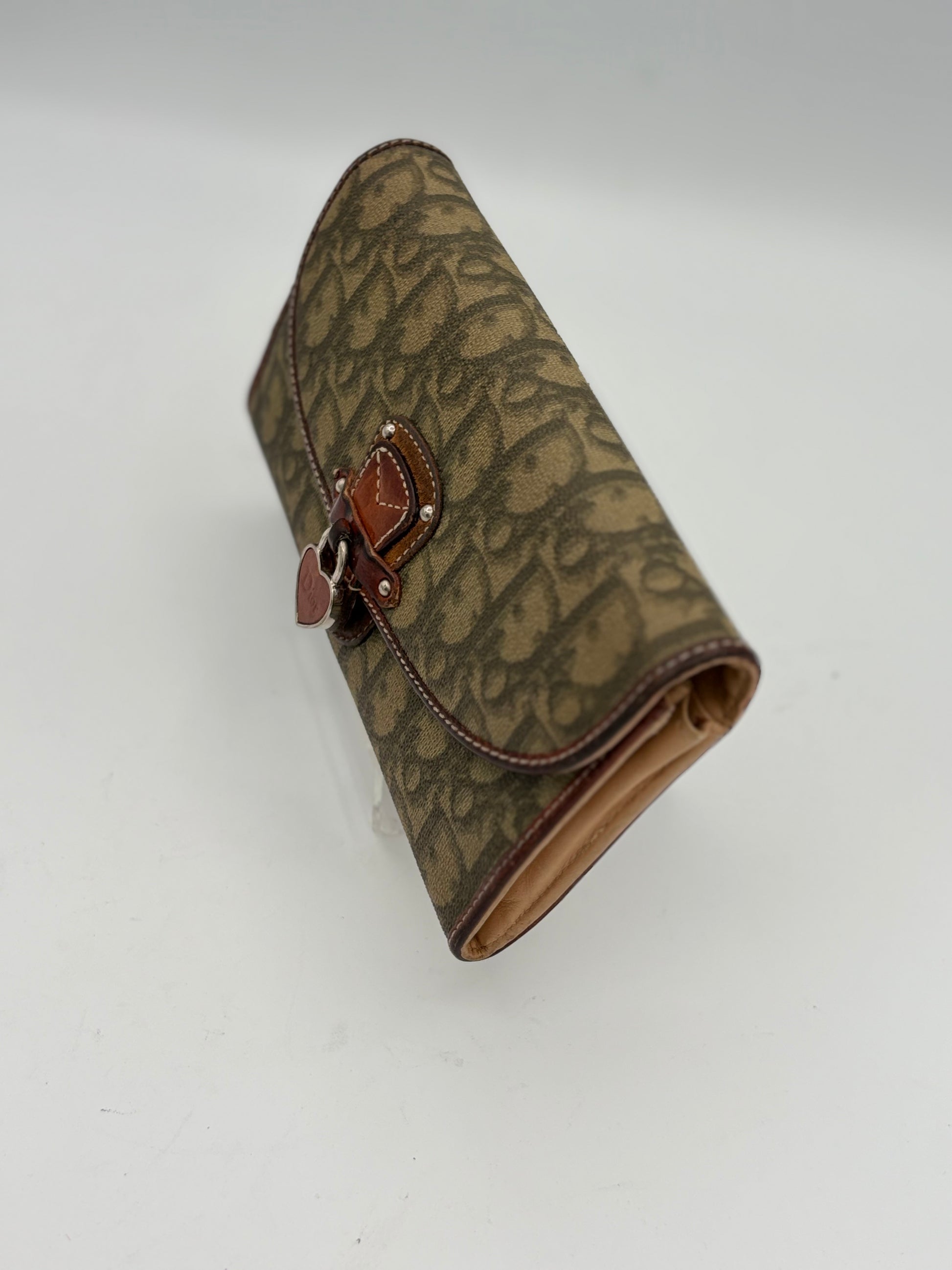 Christian Dior Trotter Canvas Continental Wallet