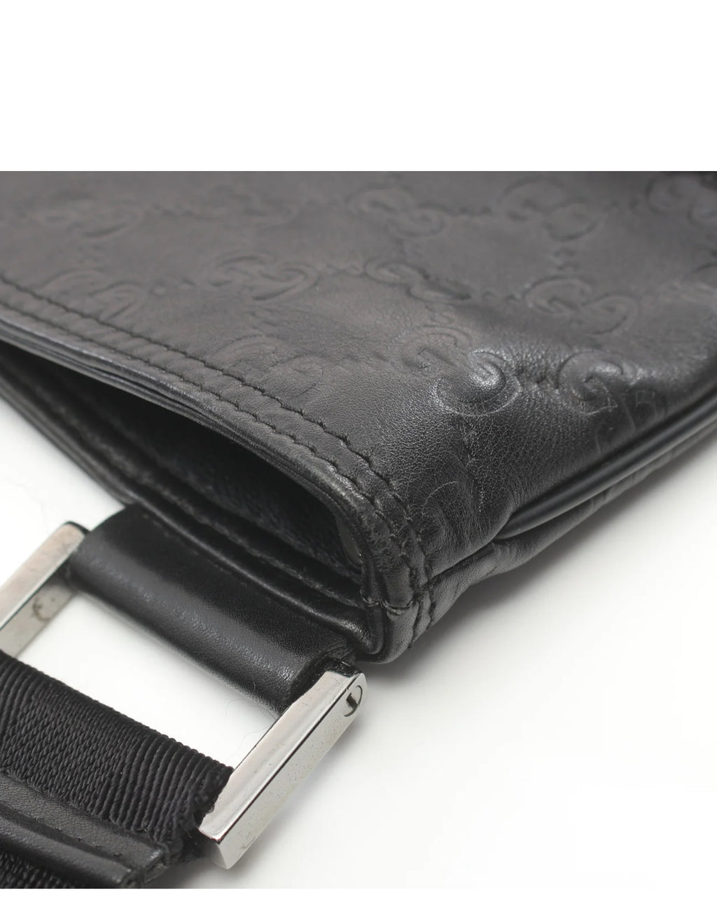 Gucci Black Leather and Nylon Crossbody bag