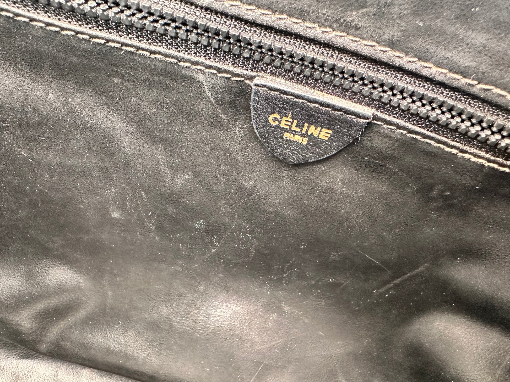 CELINE Blason Logo Leather Clutch bag on Boutique Chain