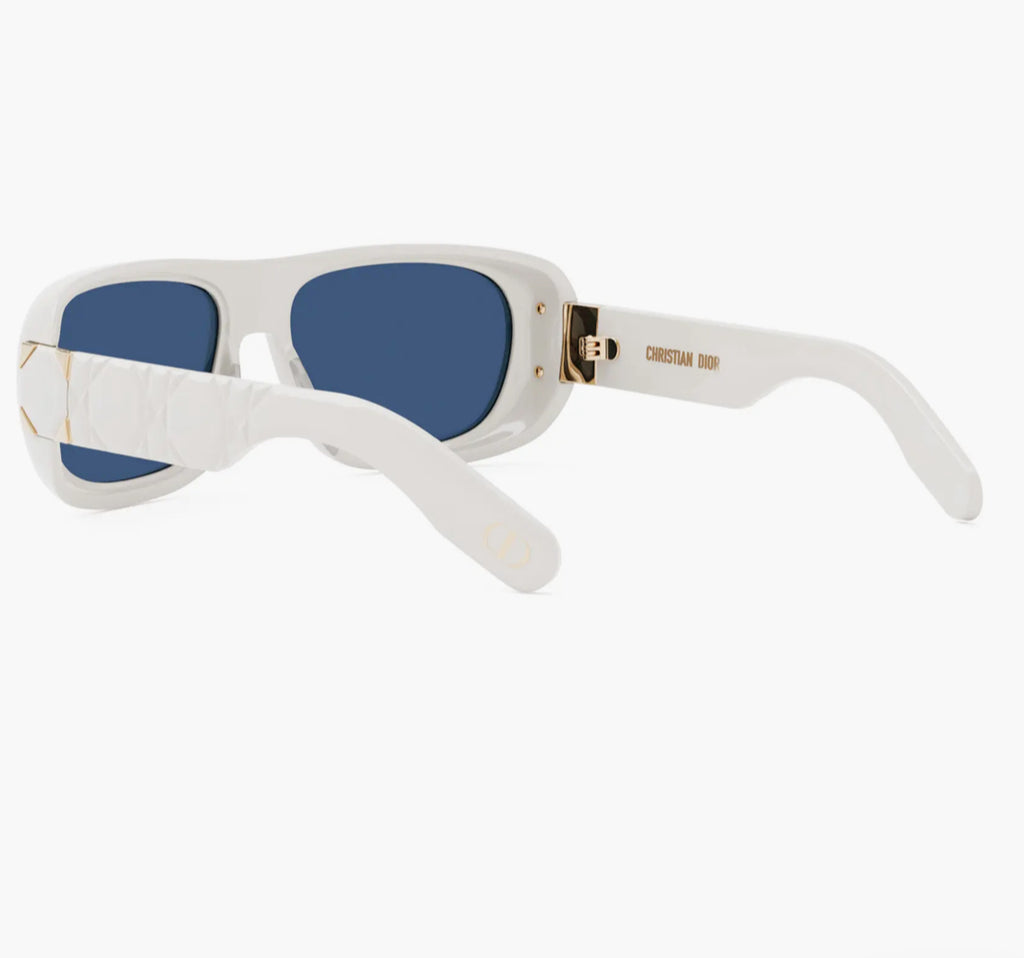Dior Lady white and blue sunglasses