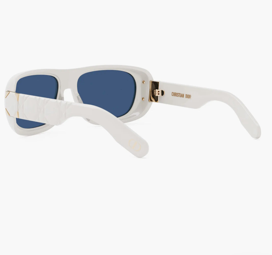 Dior Lady white and blue sunglasses