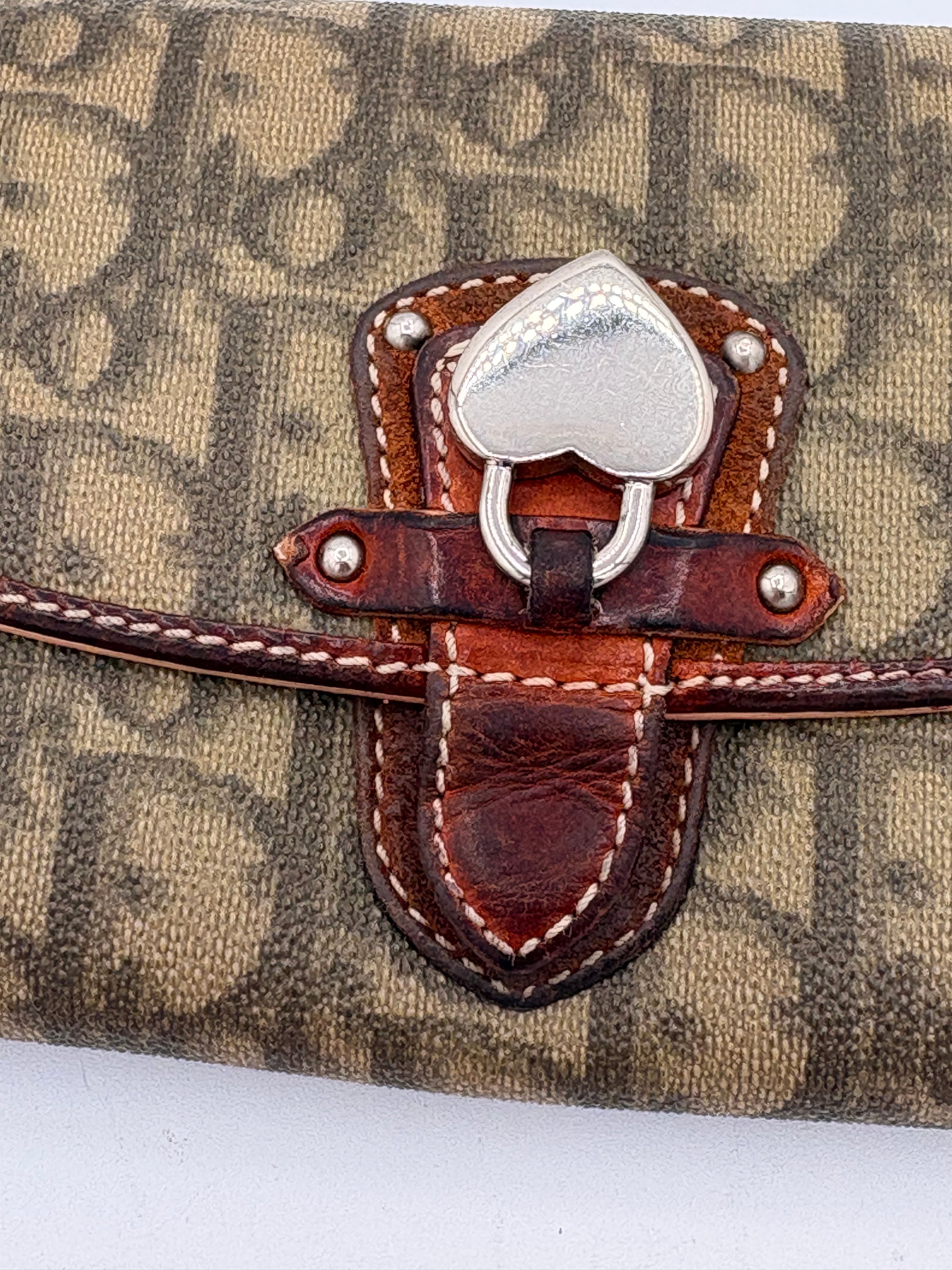 Christian Dior Trotter Canvas Continental Wallet