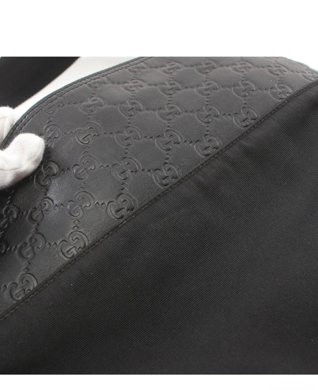 Gucci Black Leather and Nylon Crossbody bag