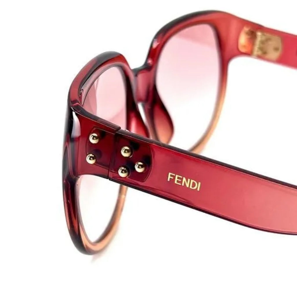 Fendi Oversized Gradient Pink Sunglasses