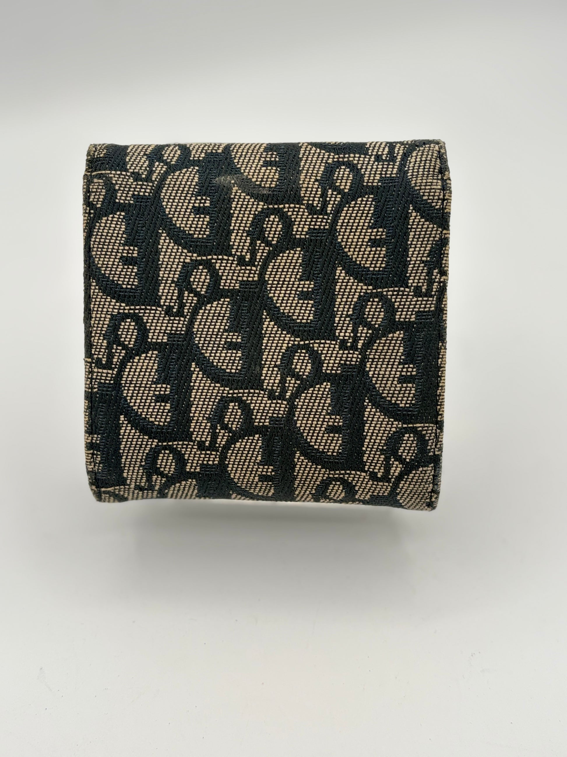 Christian Dior Trotter Canvas Trifold Wallet