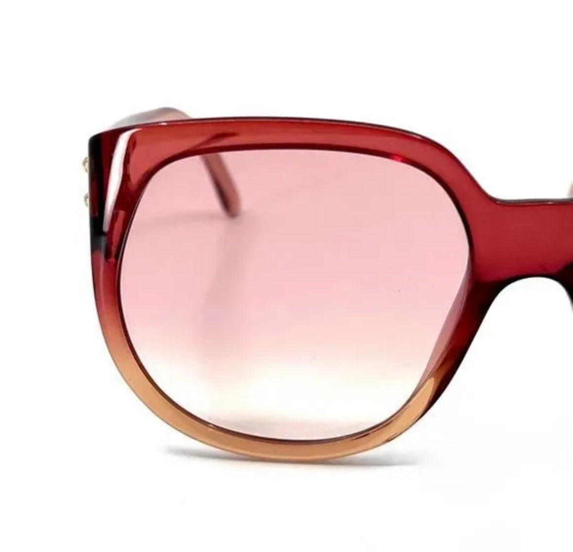 Fendi Oversized Gradient Pink Sunglasses