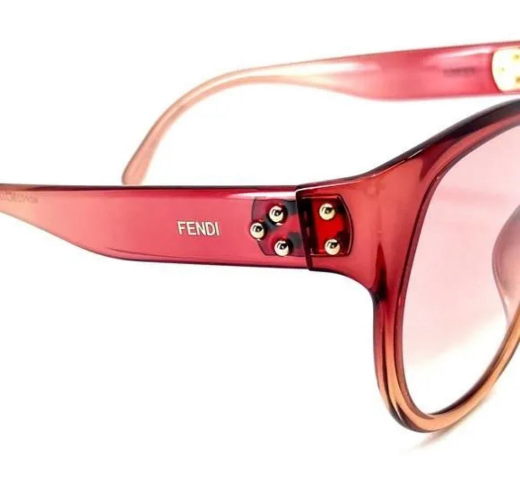 Fendi Oversized Gradient Pink Sunglasses