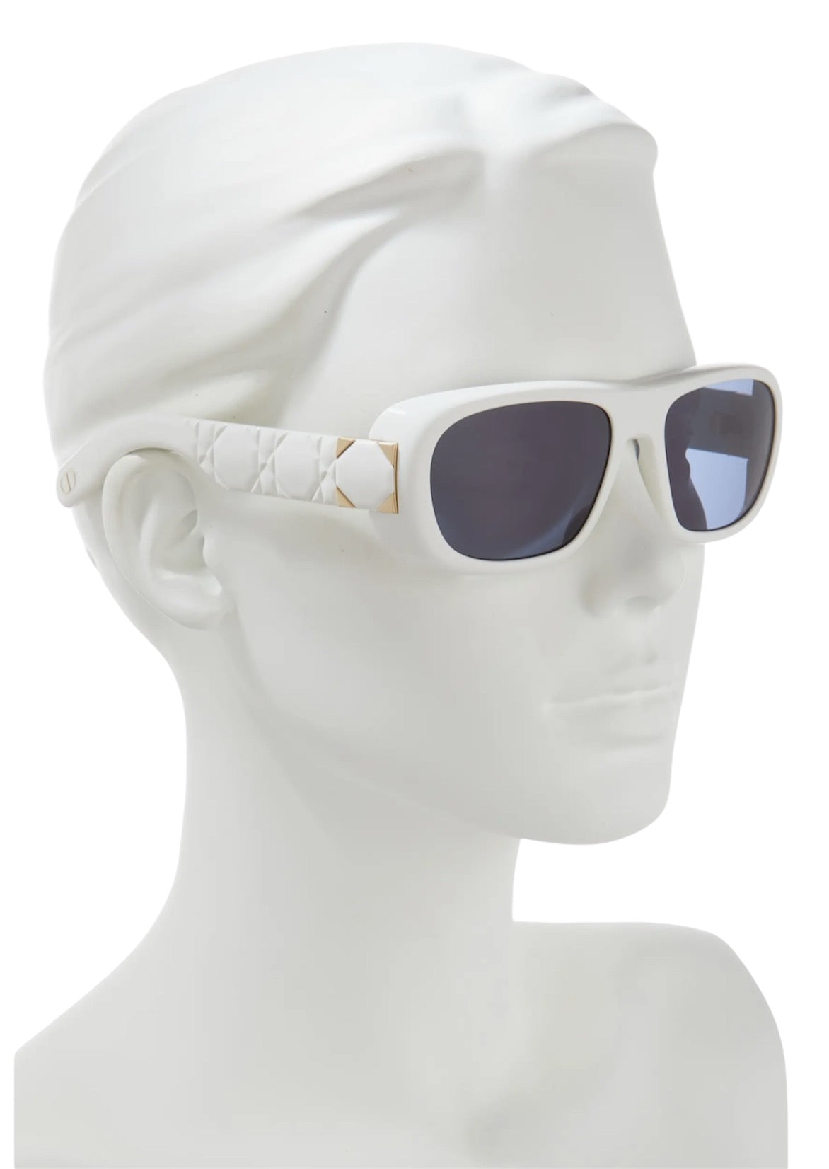 Dior Lady white and blue sunglasses