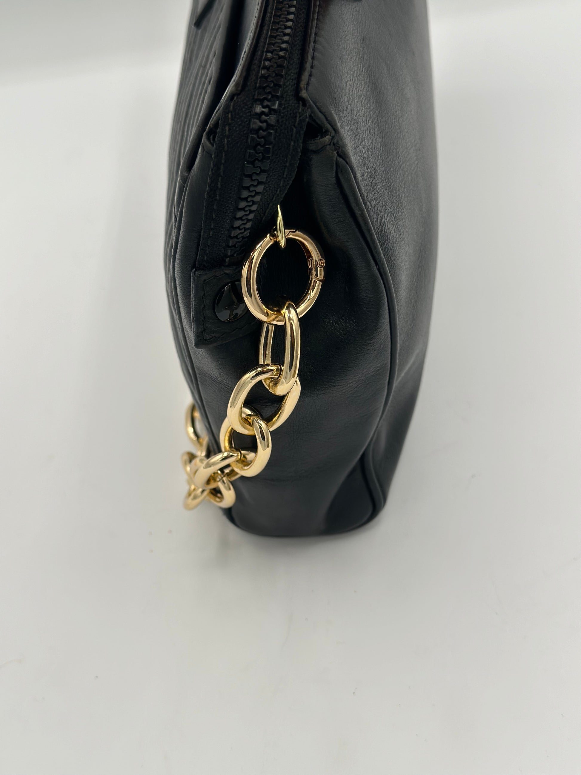CELINE Blason Logo Leather Clutch bag on Boutique Chain