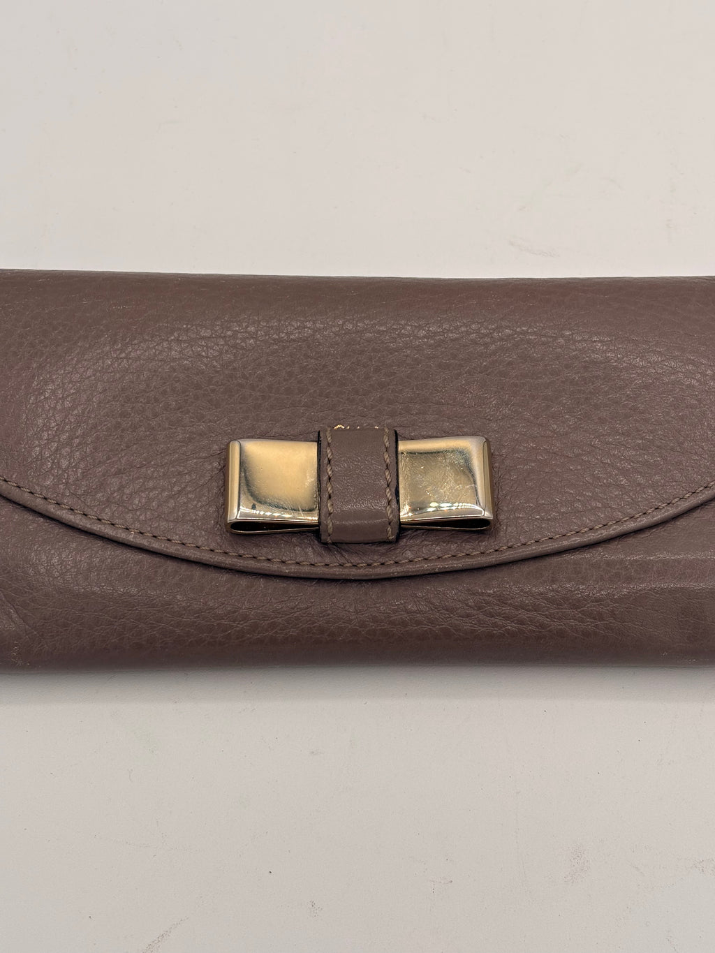 Chloé Lilly Bow Continental Wallet