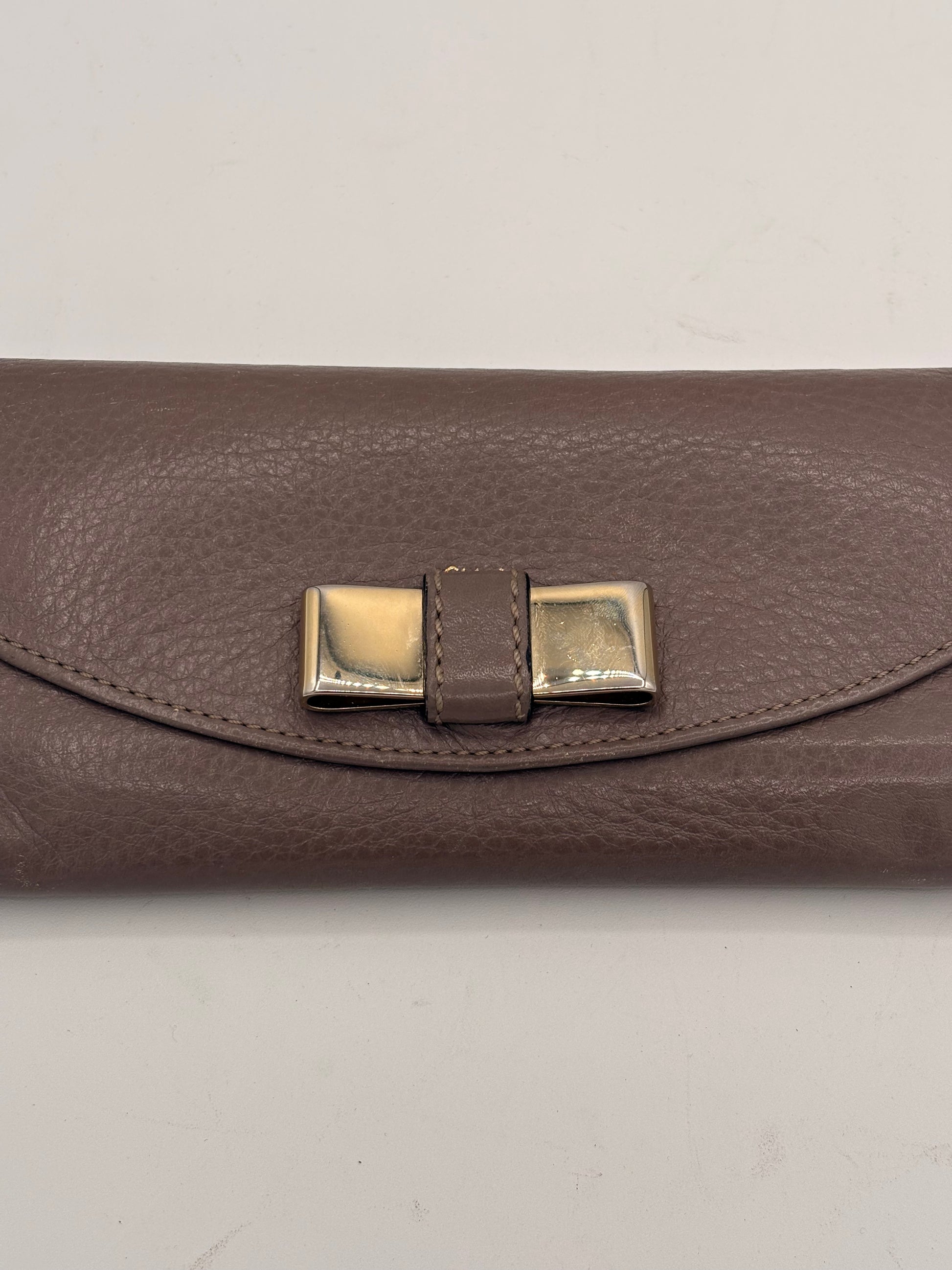 Chloé Lilly Bow Continental Wallet