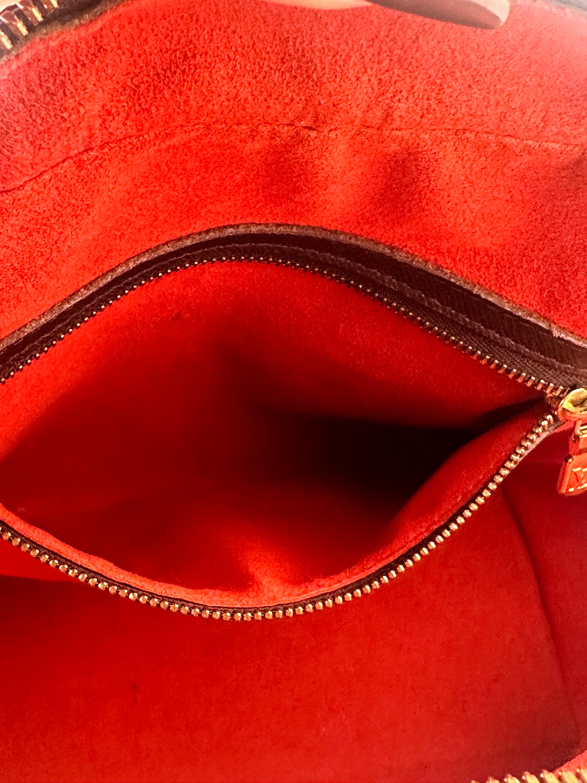 Discontinued Louis Vuitton Brera Bag - Timeless Elegance in Damier Ebene