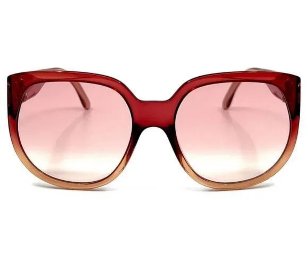 Fendi Oversized Gradient Pink Sunglasses