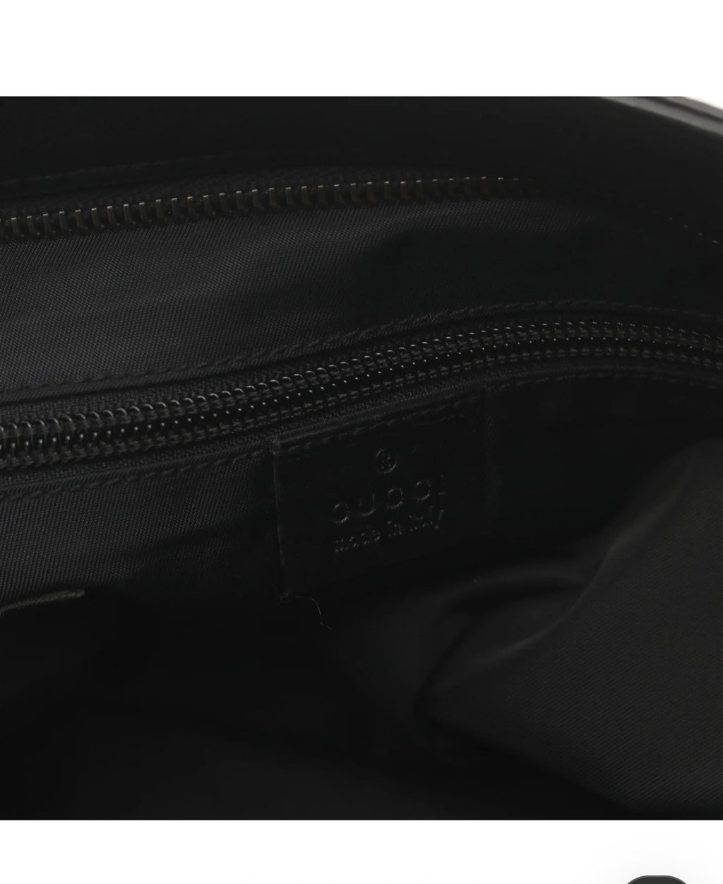 Gucci Black Leather and Nylon Crossbody bag