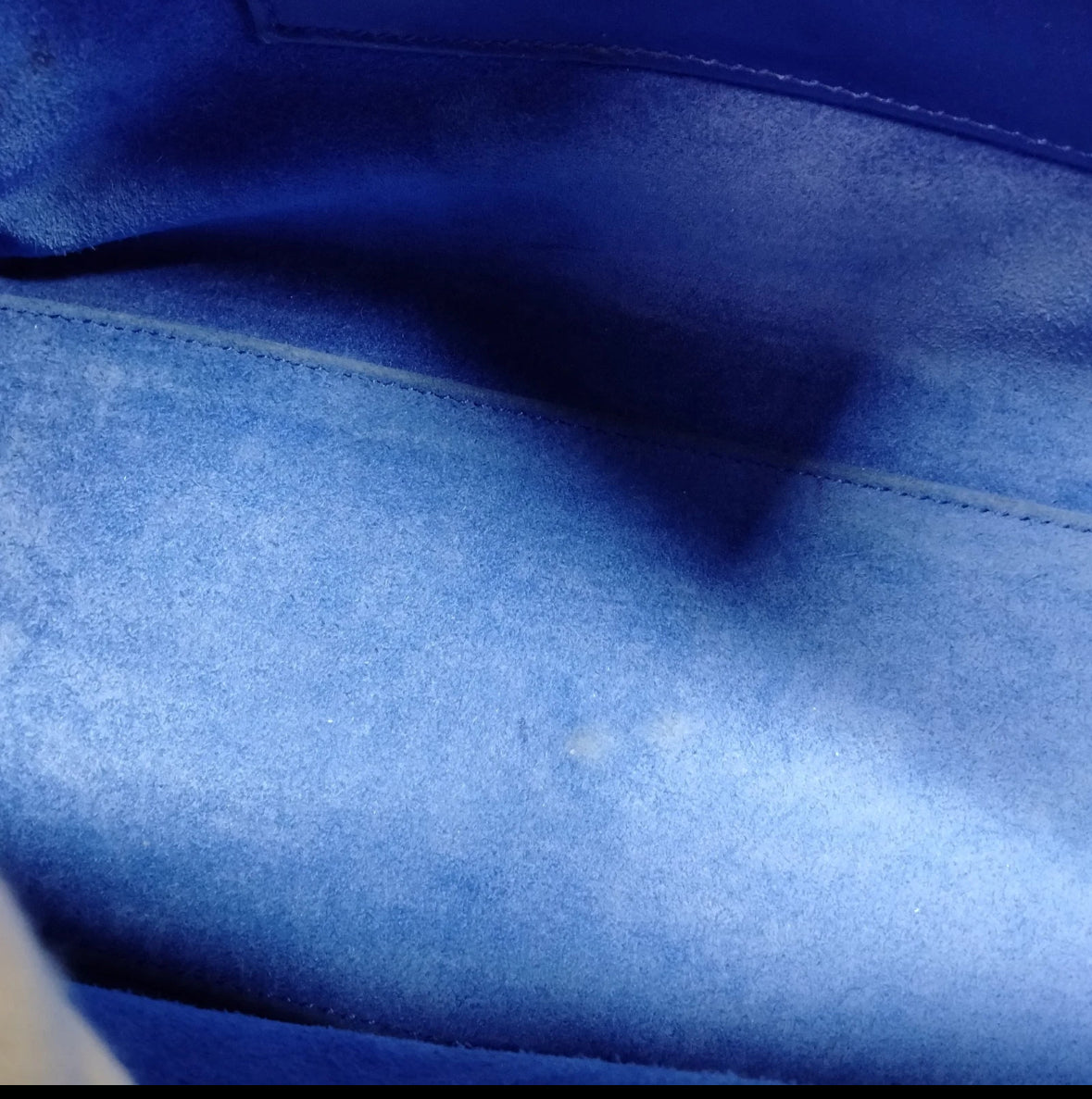 Saint Laurent Calfskin Classic Baby Duffle Blue