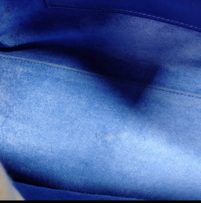 Saint Laurent Calfskin Classic Baby Duffle Blue