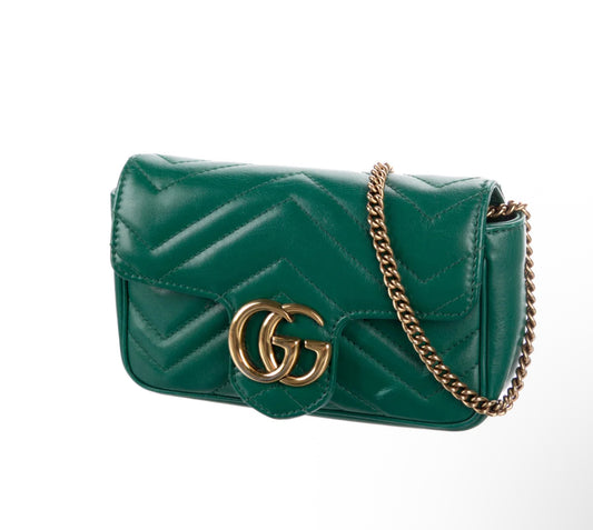 Matelasse Super Mini GG Marmont Shoulder Bag