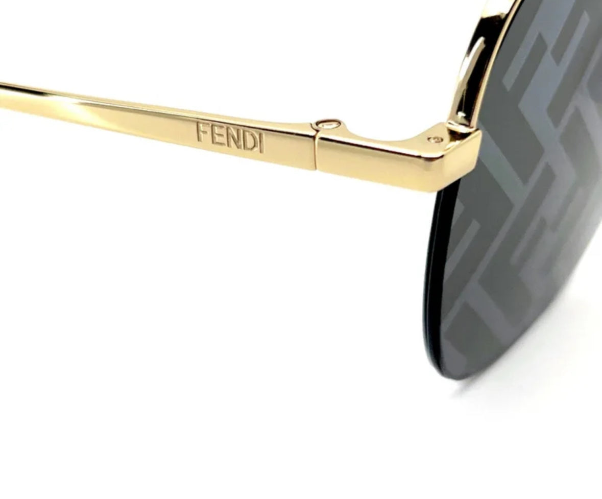 Fendi Travel Unisex Aviator Sunglasses